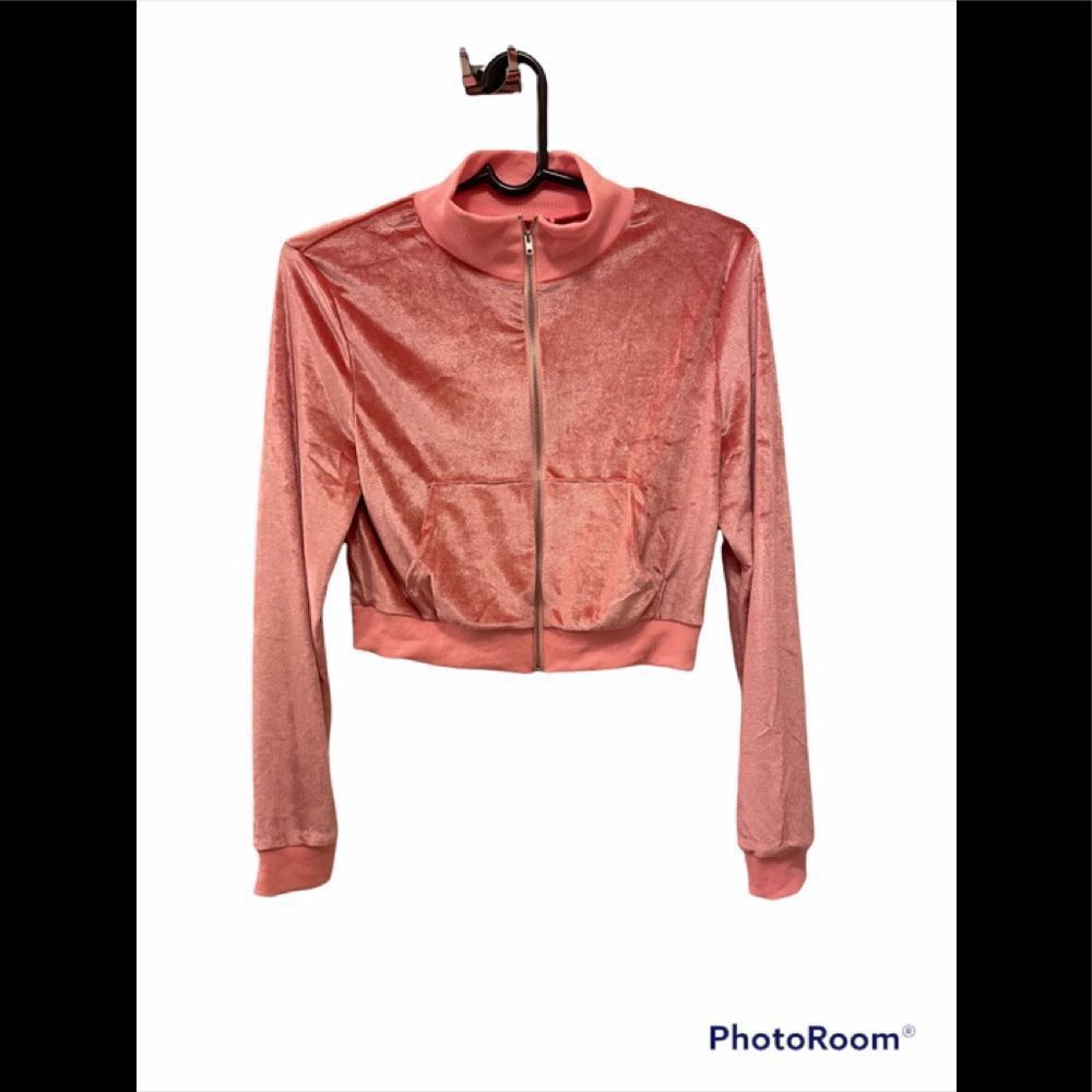 Pink Women’s Two-piece Long Sleeve Flare Bottom Sport / Sweat Suit NWT - Picture 7 of 11